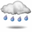 Chuva e vento